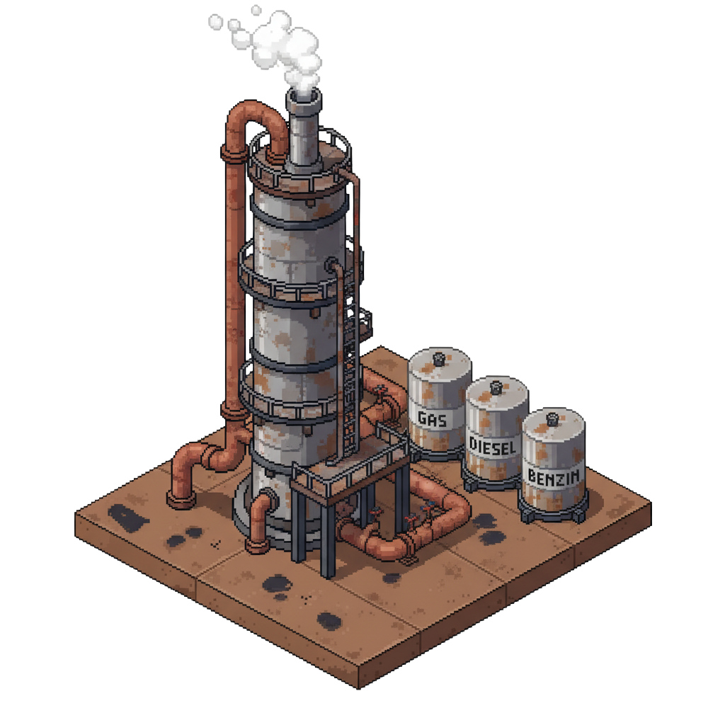 FRACTIONAL DISTILLATION TOWER
