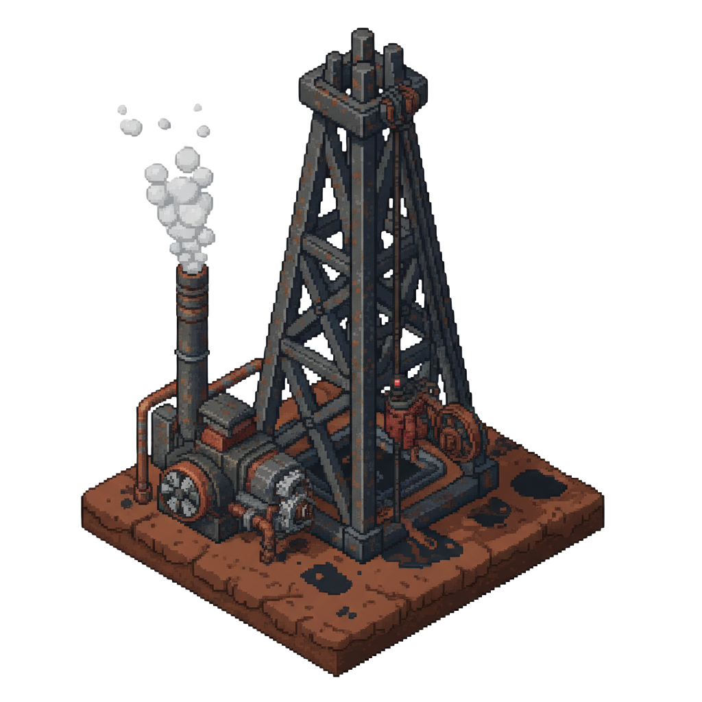 STEAM DERRICK